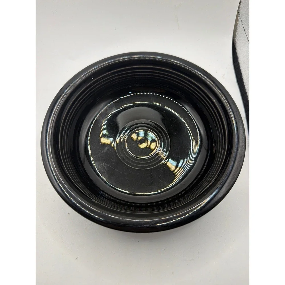 4 Fiestaware by Homer Laughlin Retired Black 7